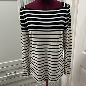 ATTITUDE by JAY MANUEL 100% Rayon Boat Neck Long Sleeved Top Size Large